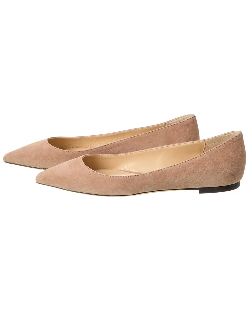 Jimmy Choo Romy Suede Flat (Authentic Pre-Owned)