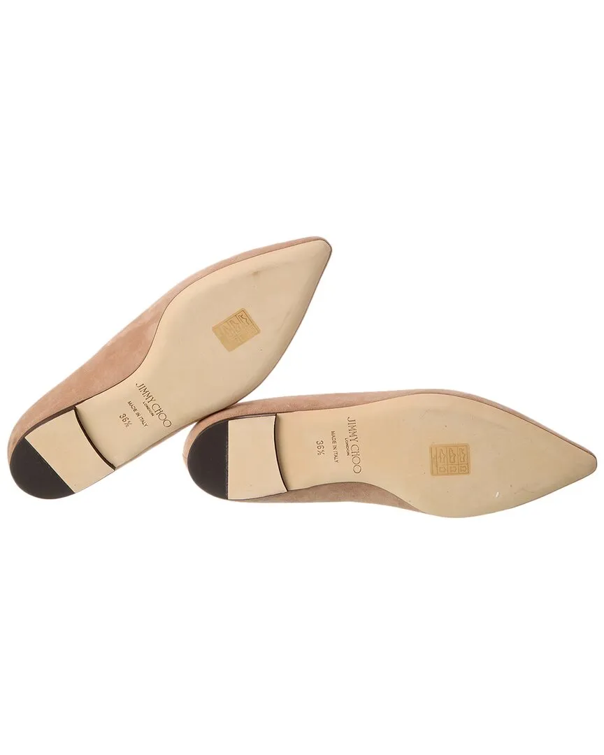 Jimmy Choo Romy Suede Flat (Authentic Pre-Owned)