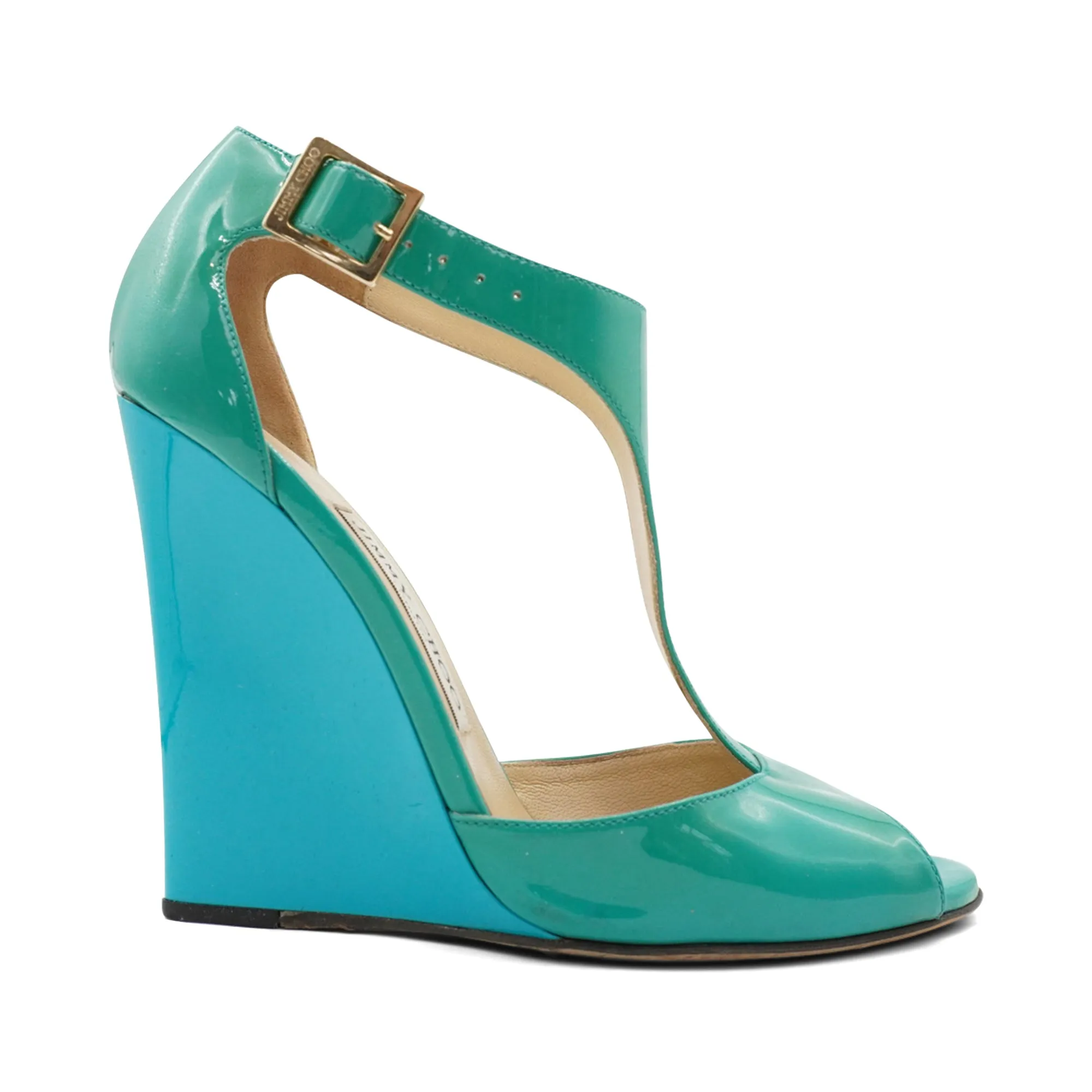 Jimmy Choo T-Strap Wedges - Women's 36.5