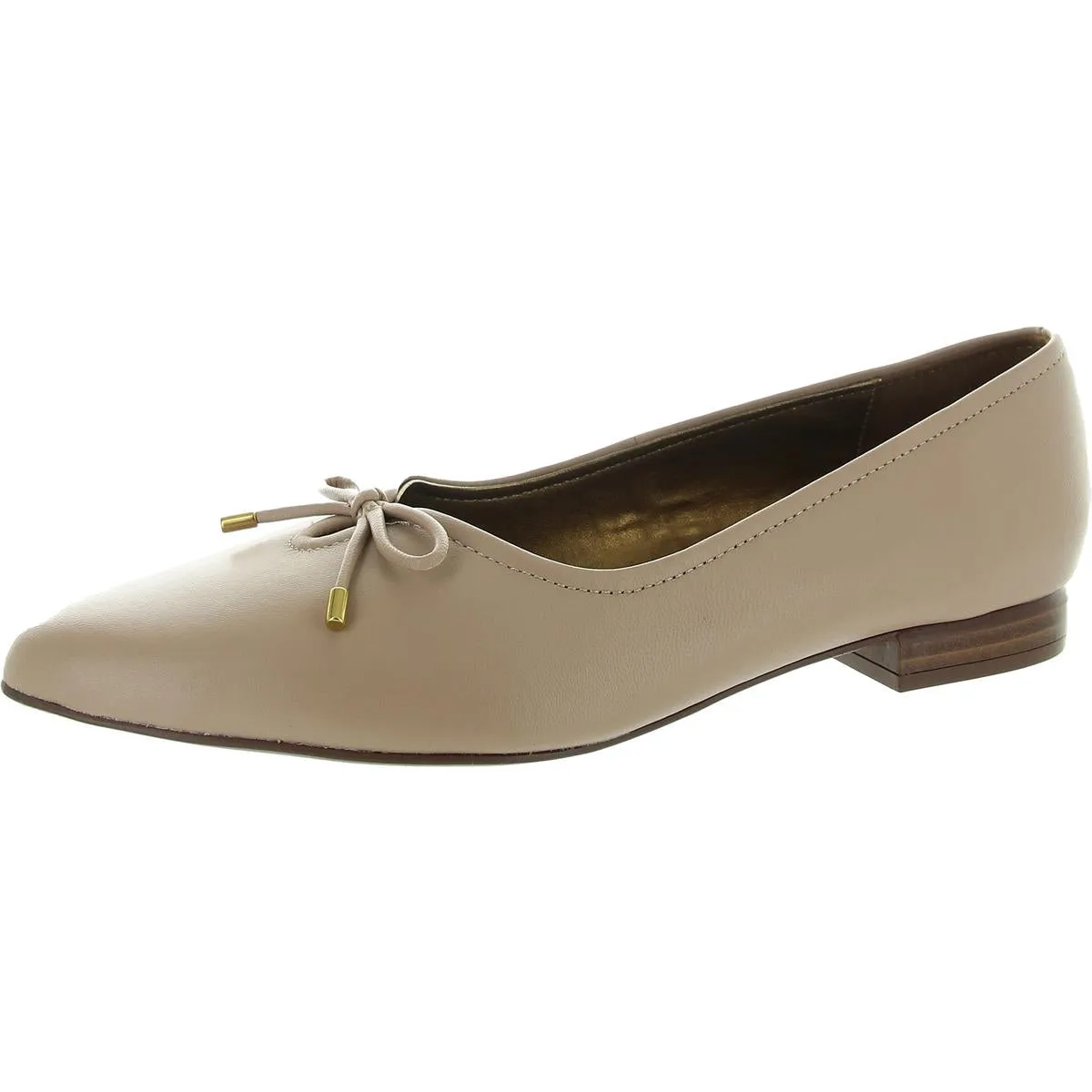 Joiner Womens Bow Leather Pumps