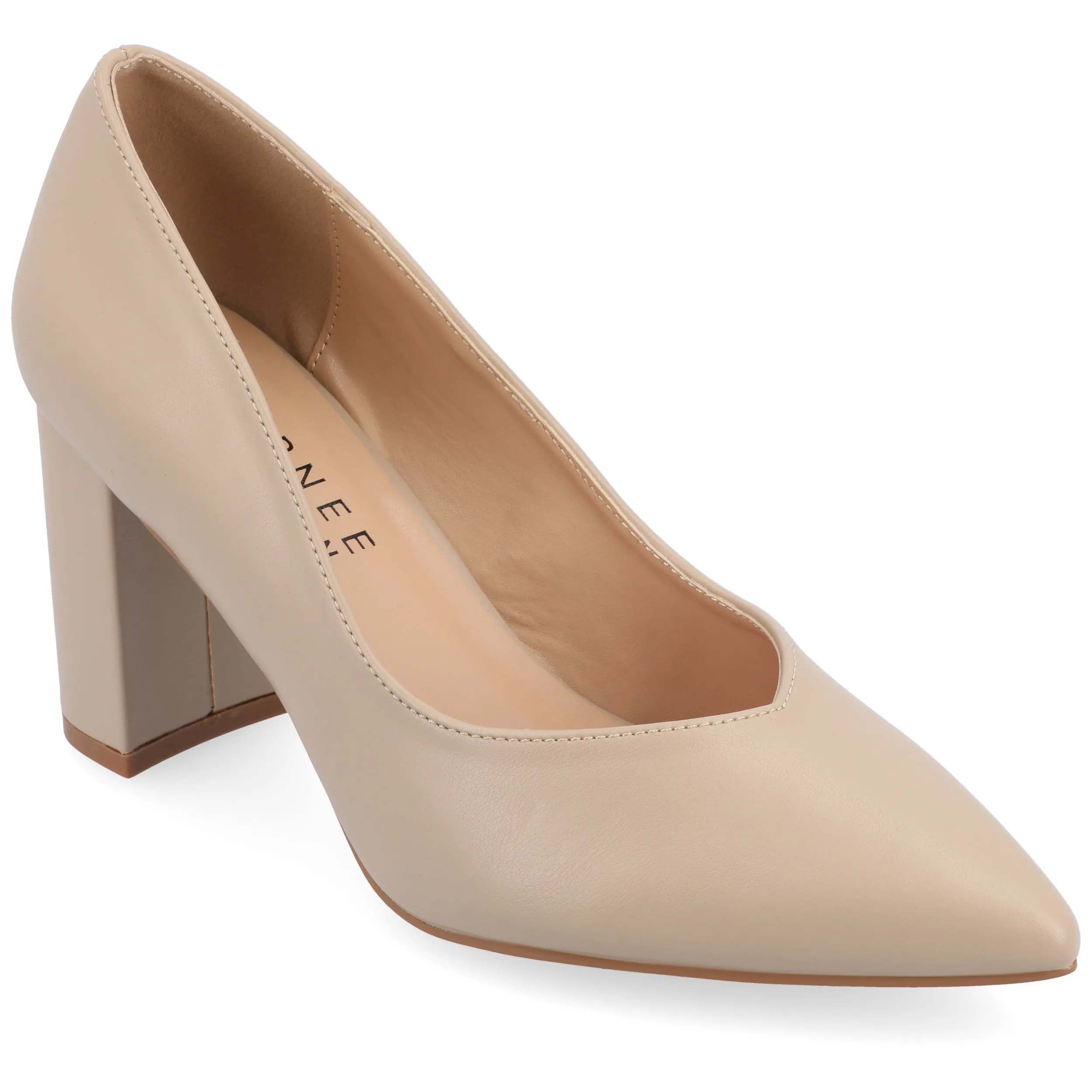 Journee Collection Women's Narrow Width SuperNatural Tru Comfort Foam SIMONNE Pumps Warm Shades