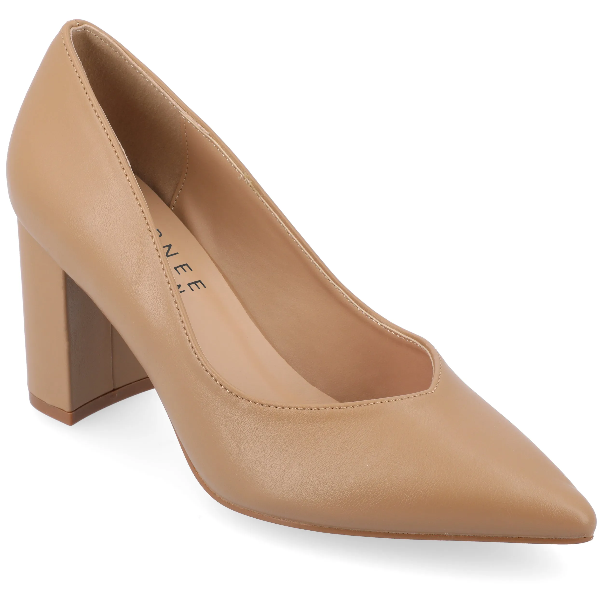 Journee Collection Women's Narrow Width SuperNatural Tru Comfort Foam SIMONNE Pumps Warm Shades