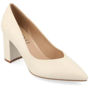 Journee Collection Women's Narrow Width SuperNatural Tru Comfort Foam SIMONNE Pumps Warm Shades