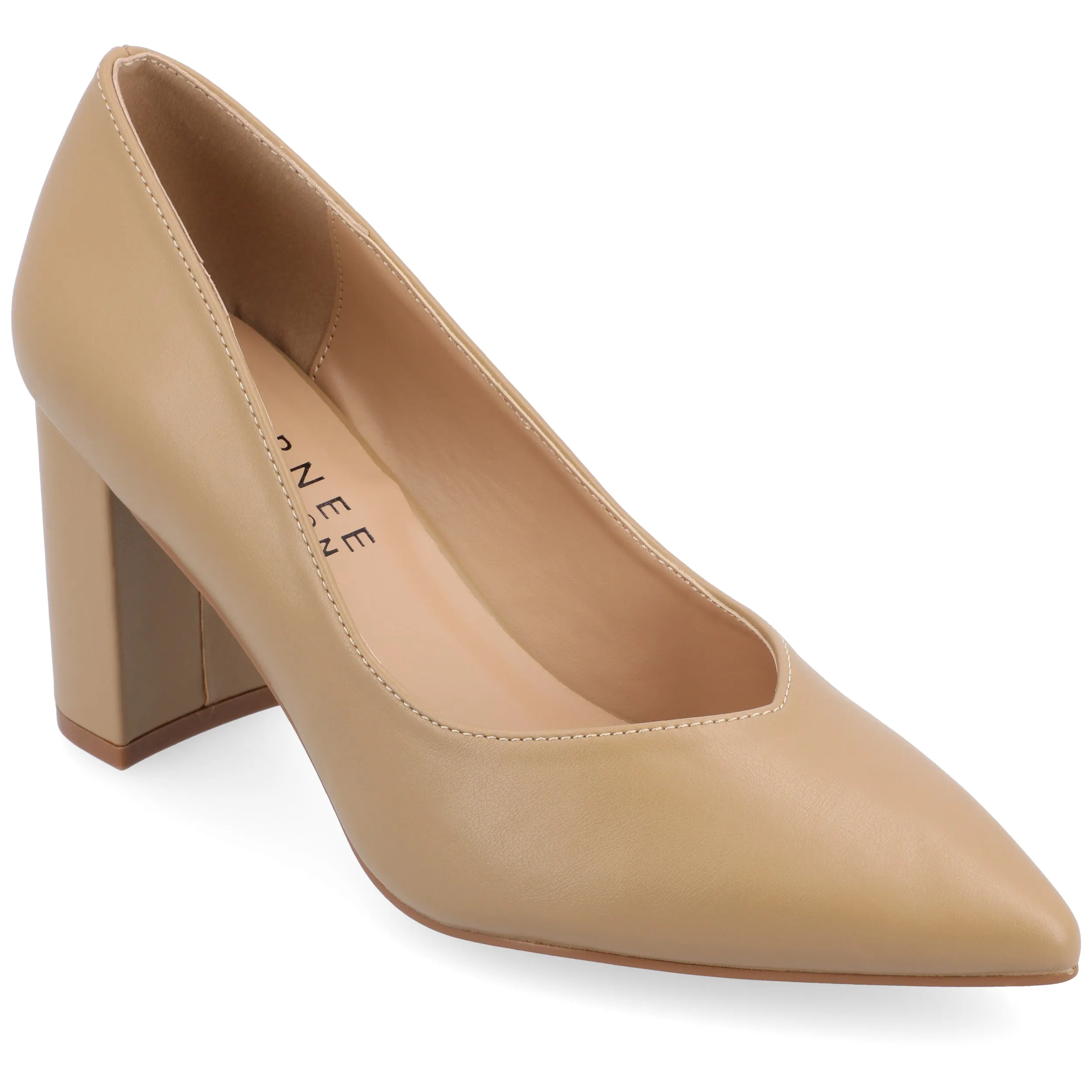 Journee Collection Women's Narrow Width SuperNatural Tru Comfort Foam SIMONNE Pumps Warm Shades