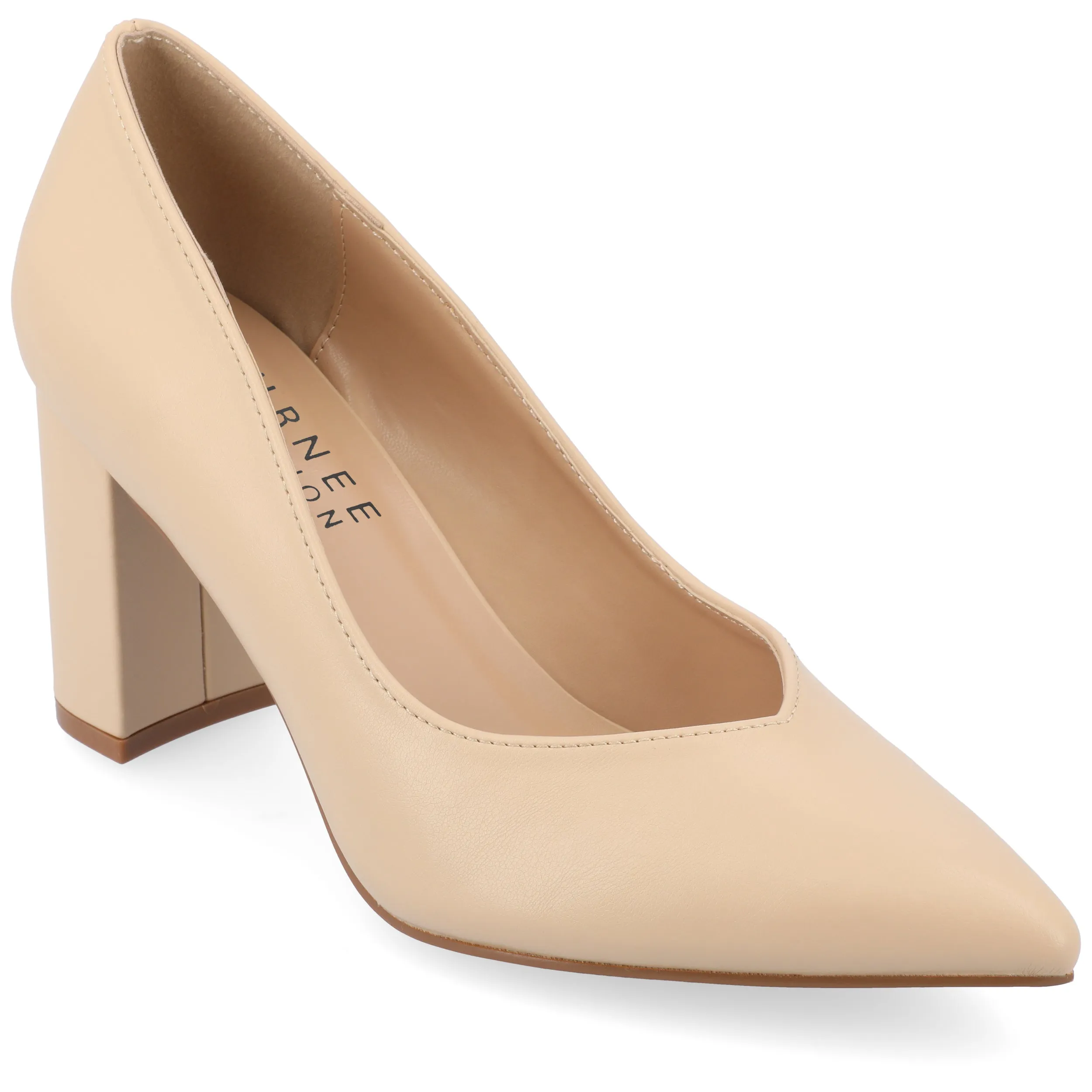 Journee Collection Women's Narrow Width SuperNatural Tru Comfort Foam SIMONNE Pumps Warm Shades