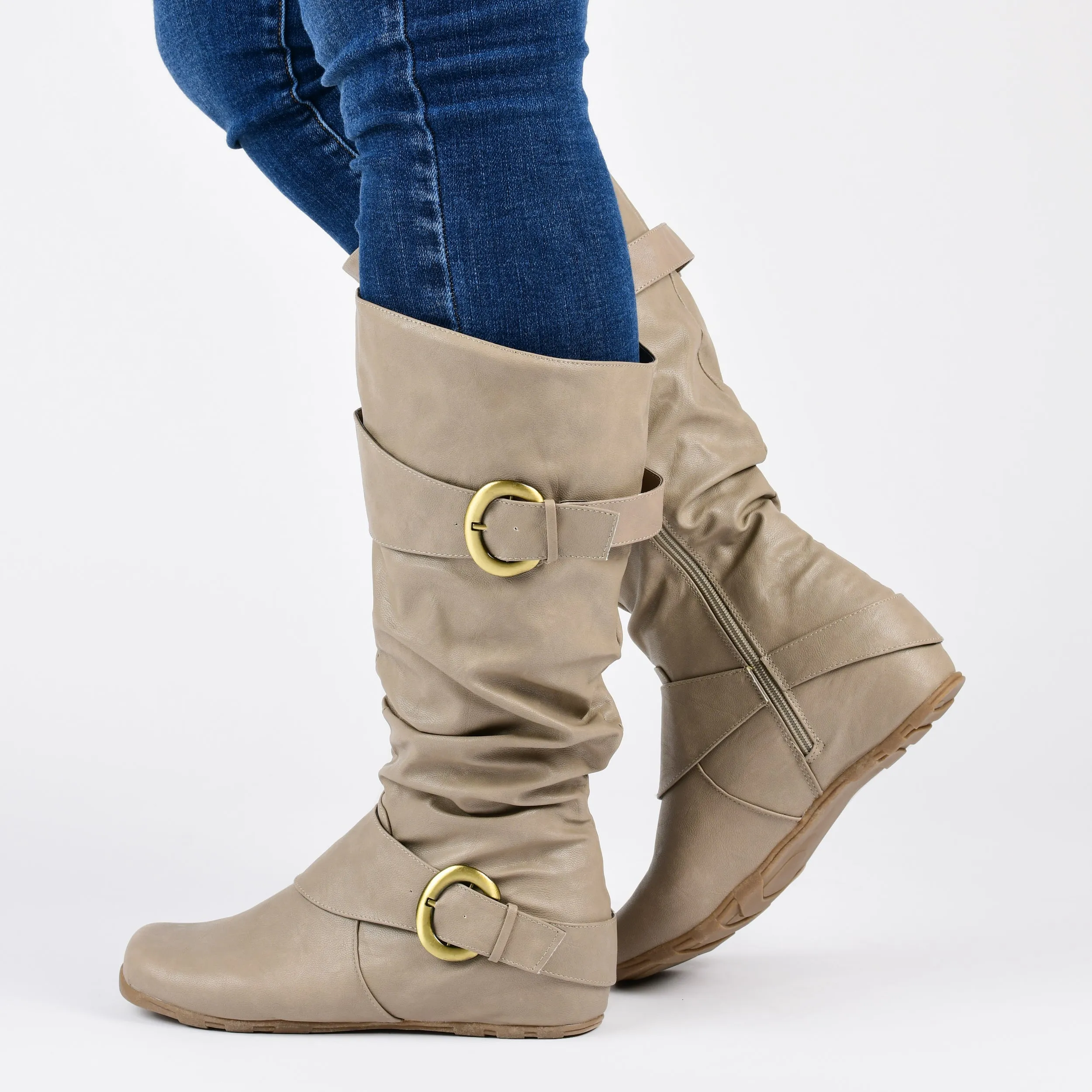 Journee Collection Women's Wide Calf Paris Boot