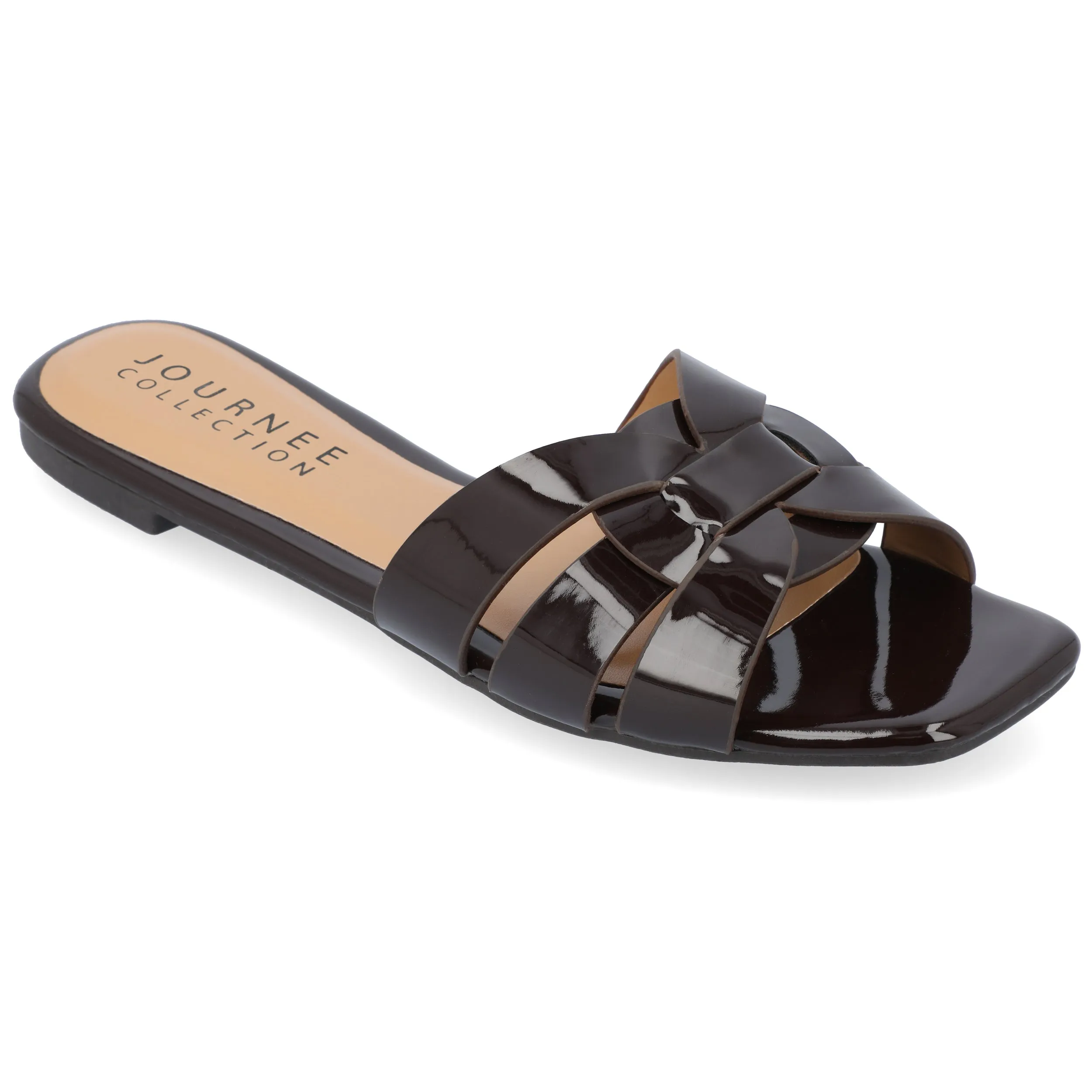 Journee Womens Arrina Flat Sandals