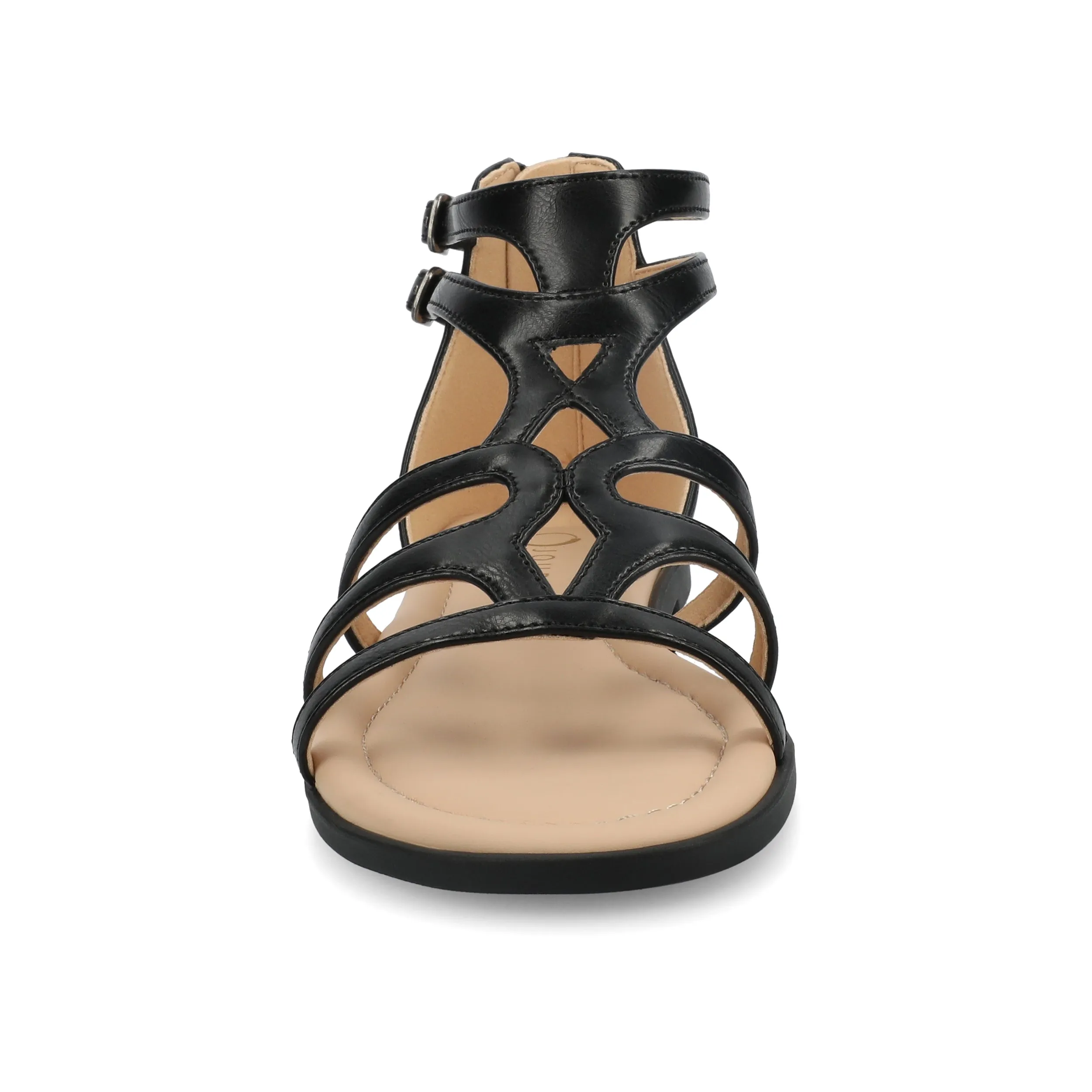 Journee Women's Genneva Medium and Wide Width Flat Sandals