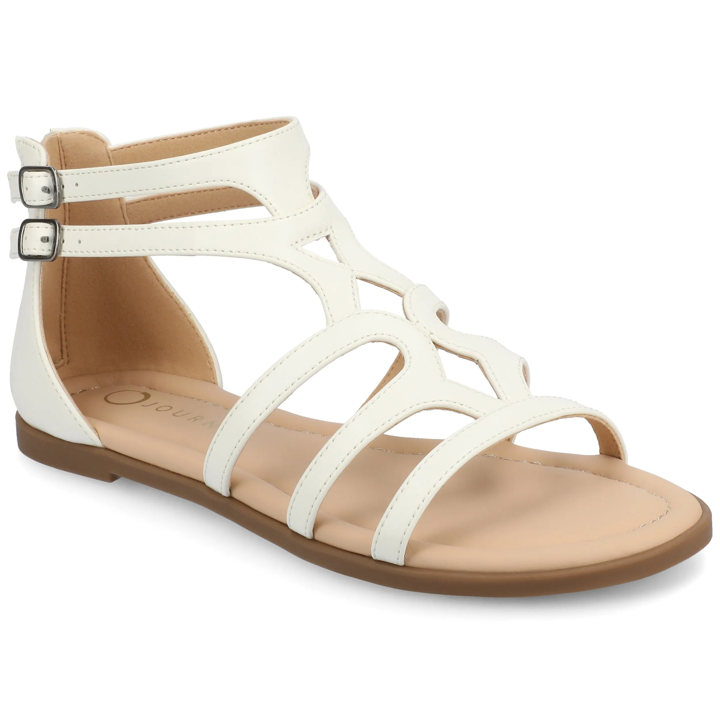 Journee Women's Genneva Medium and Wide Width Flat Sandals