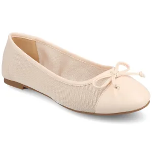 Journee Women's Kaiah Ballet Medium and Wide Width Dress Flats