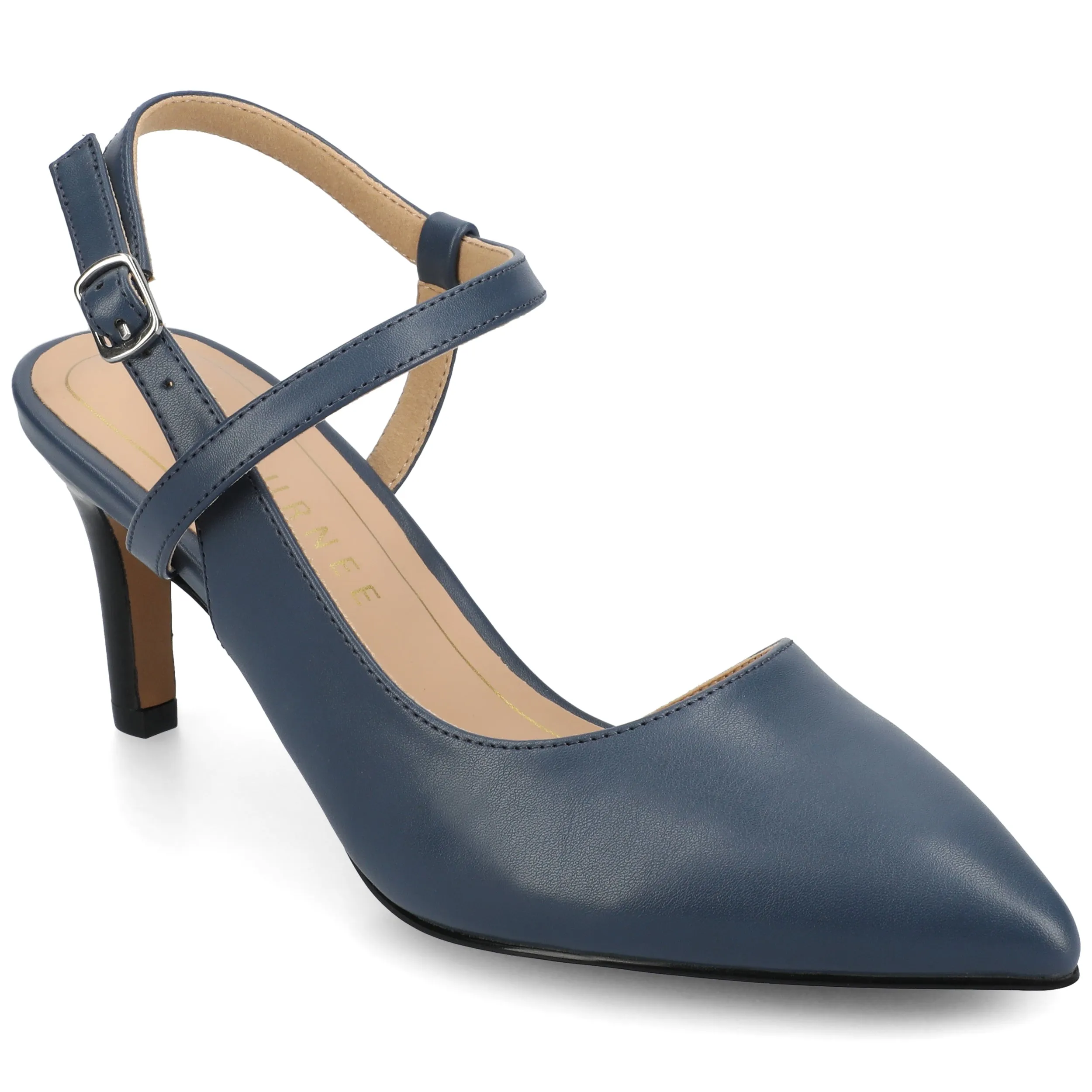 Journee Women's Scipio Medium and Wide Width Pumps
