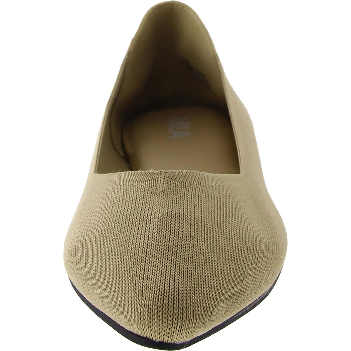 Kerri Womens Knit Slip On Ballet Flats