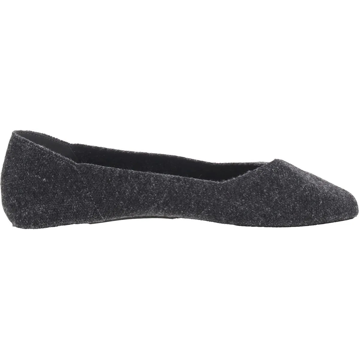 Kerri Womens Knit Slip On Ballet Flats
