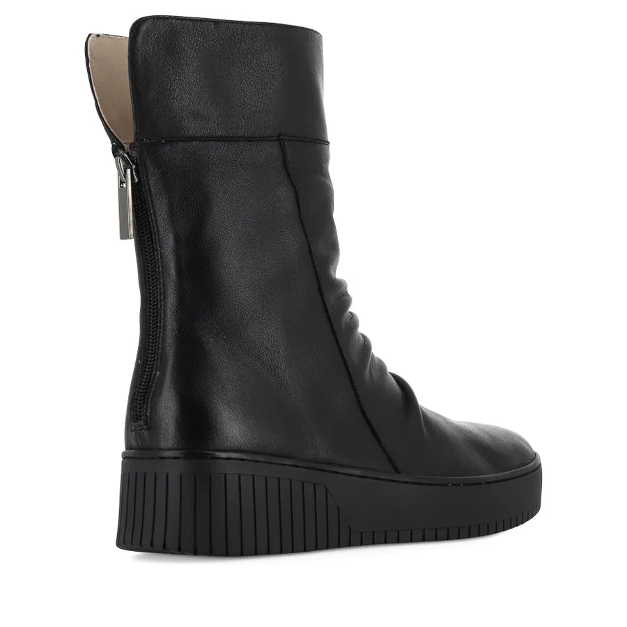 KIRKLIN - BLACK LEATHER