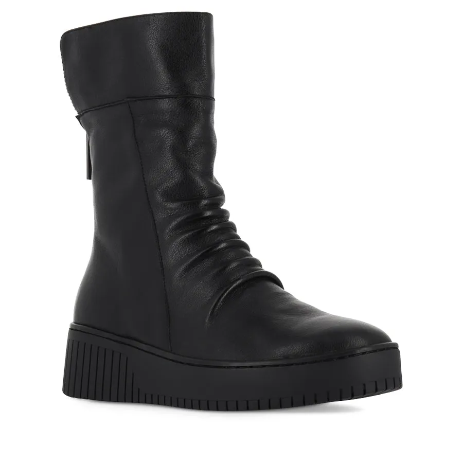 KIRKLIN - BLACK LEATHER