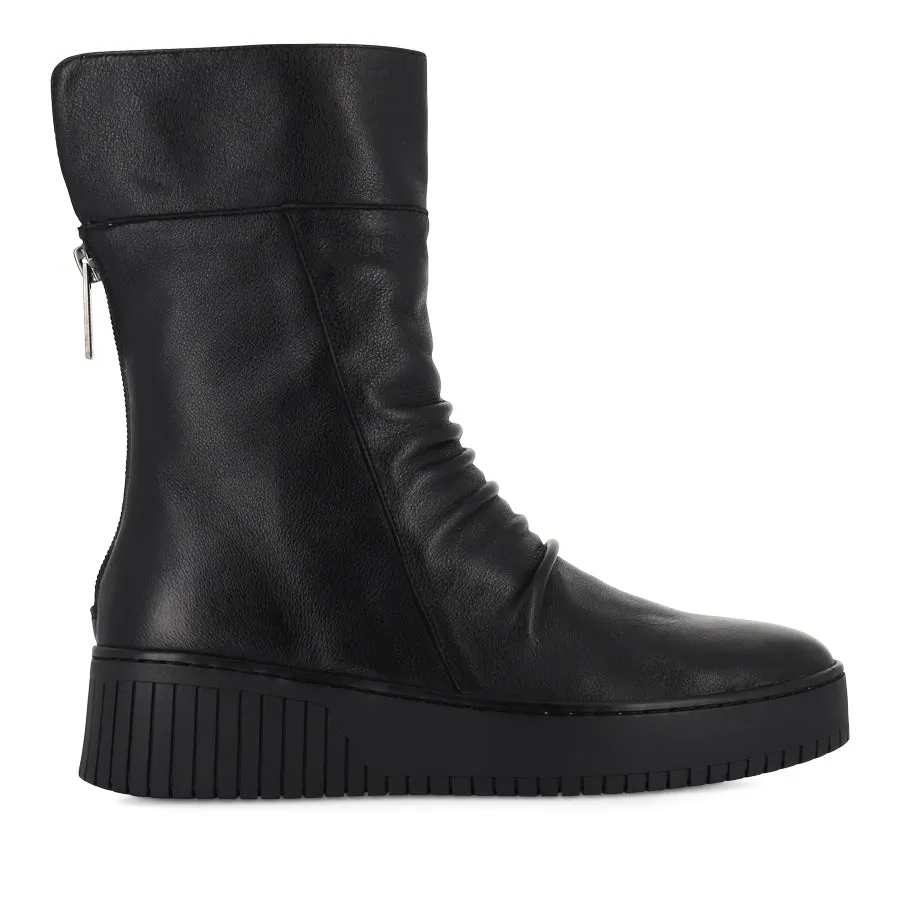 KIRKLIN - BLACK LEATHER