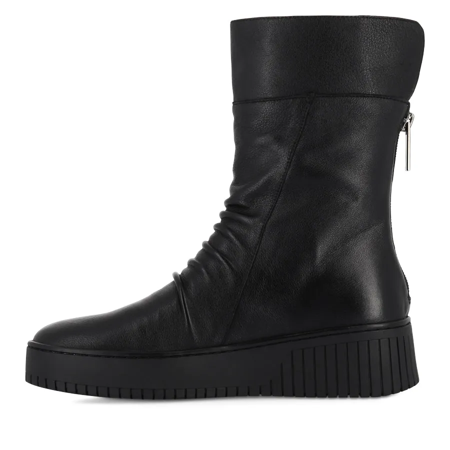 KIRKLIN - BLACK LEATHER