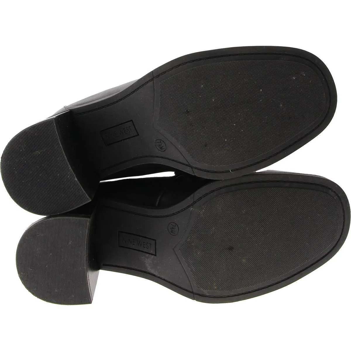 Koolo 3 Womens Faux Leather Embellished Loafer Heels