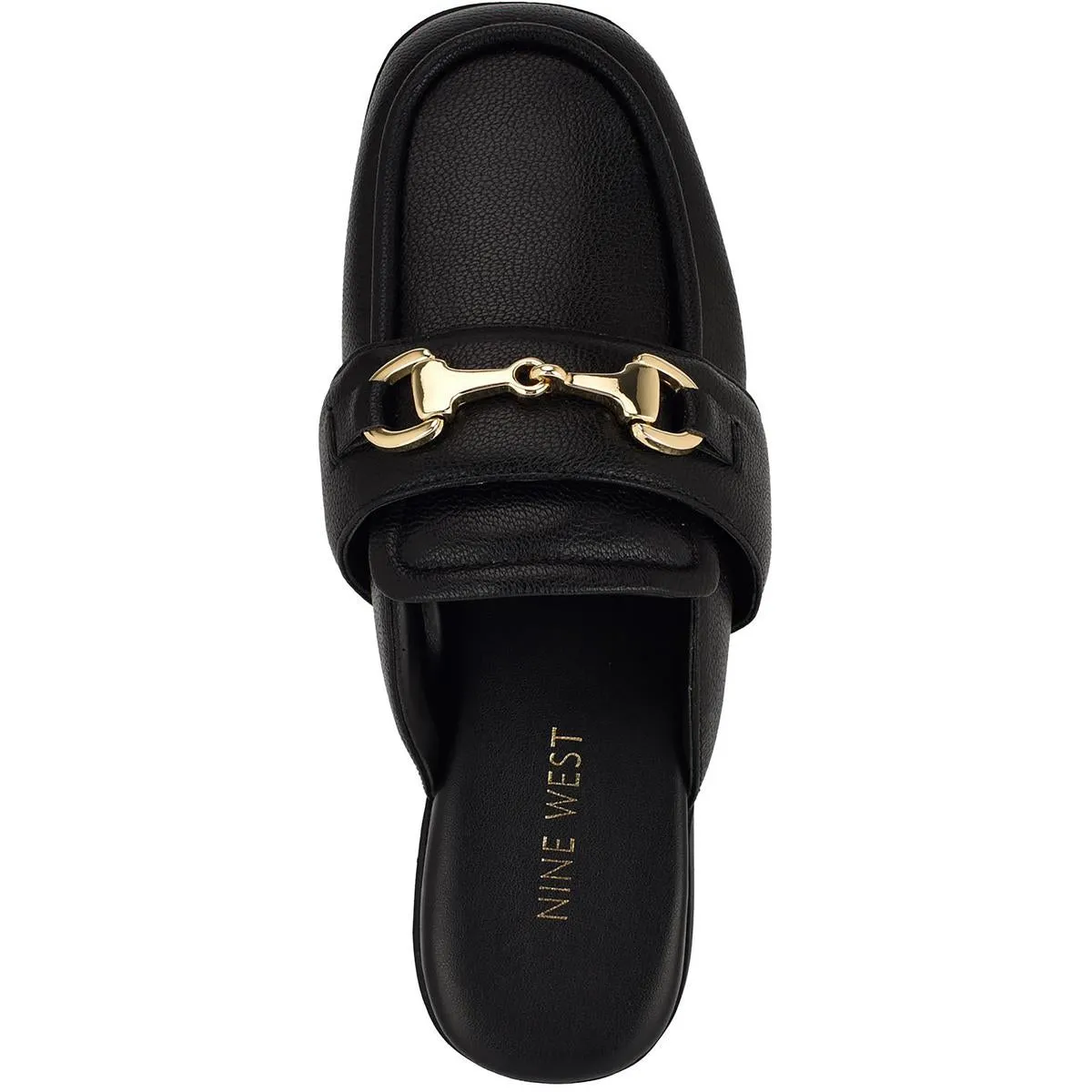 KUNNE Womens Buckle Manmade Mules
