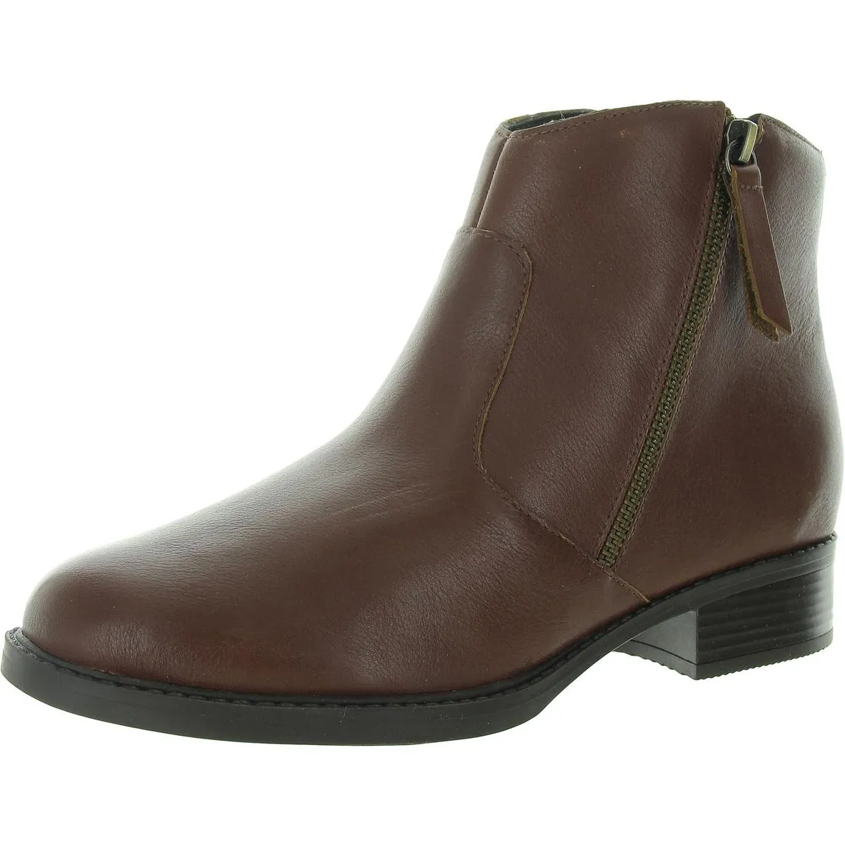 Lacy Womens Leather Padded Insole Booties