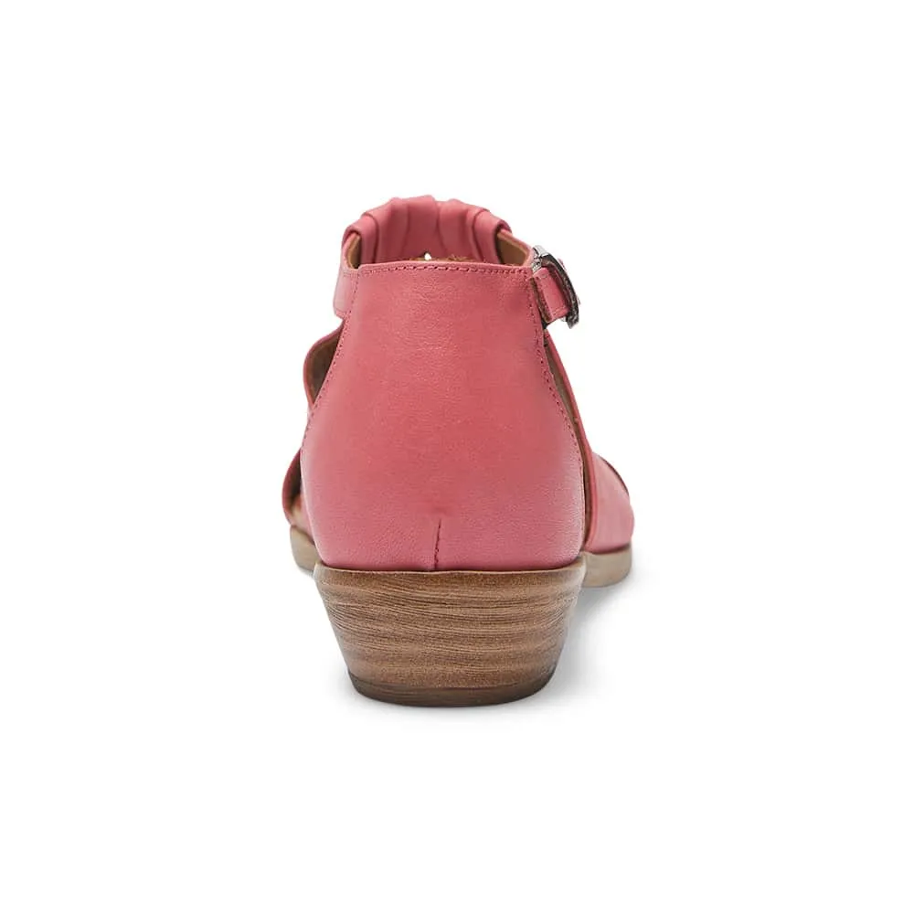 Laguna Sandal in Fuschia And Cognac Leather