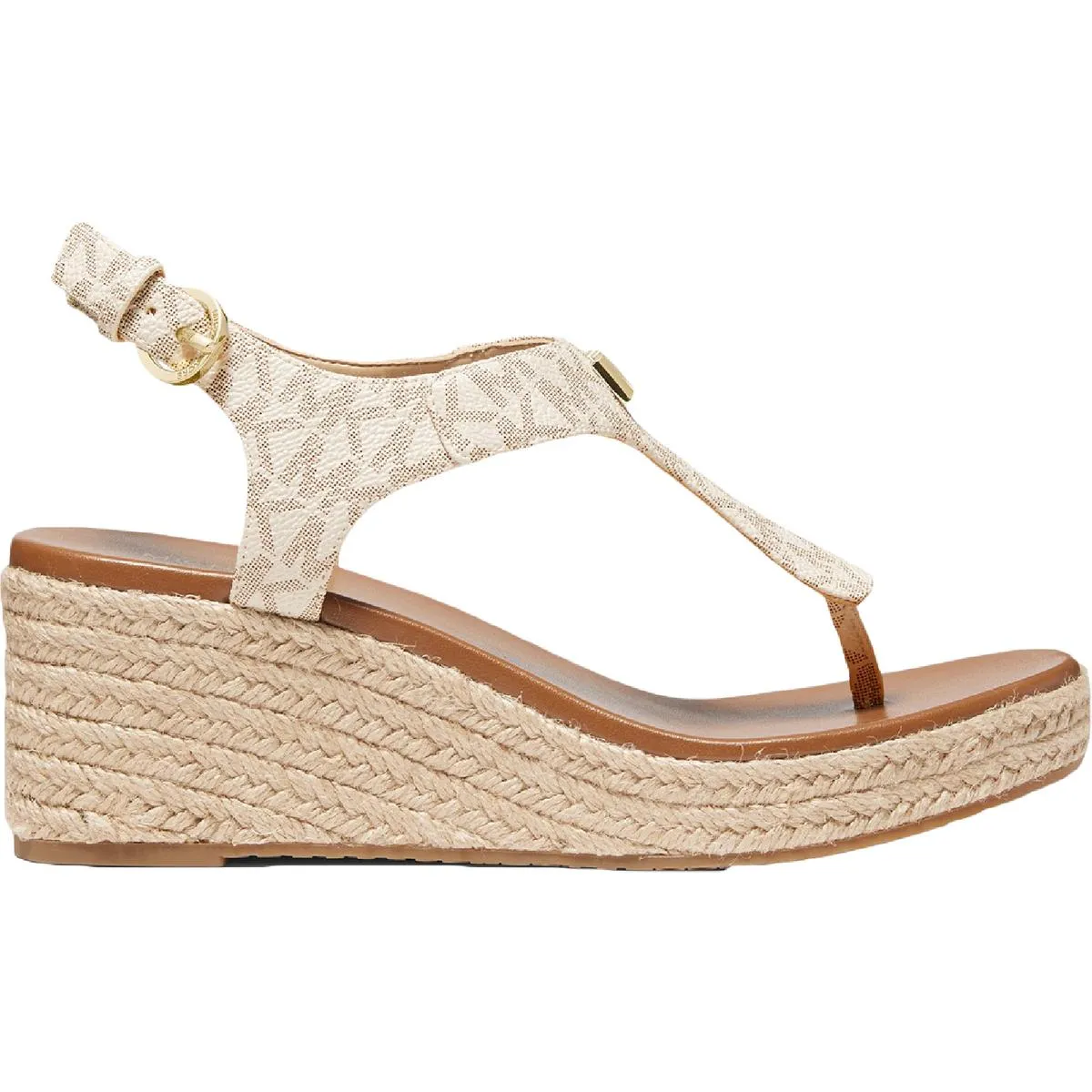 Laney Thong Womens Faux Leather Slingback Espadrilles