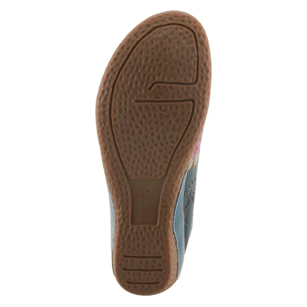 L'Artiste By Spring Step Chienti Navy Multi Clog (Women's)