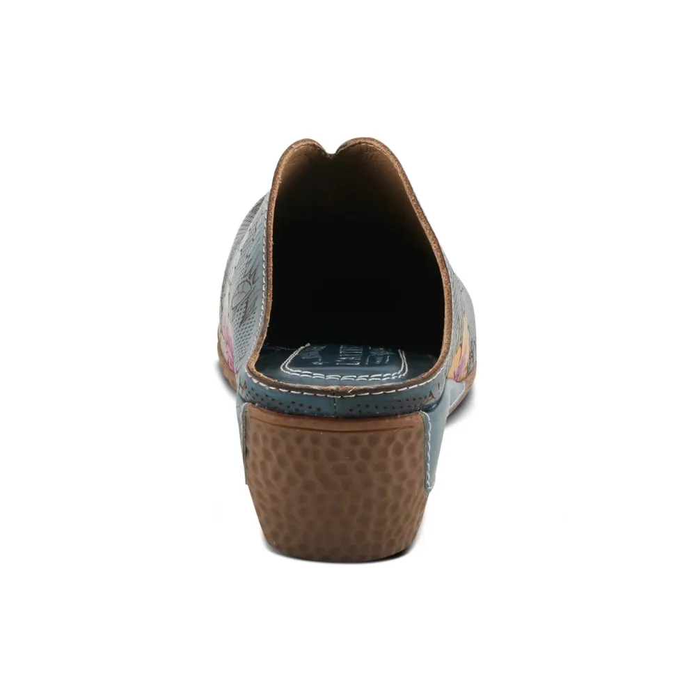 L'Artiste By Spring Step Chienti Navy Multi Clog (Women's)