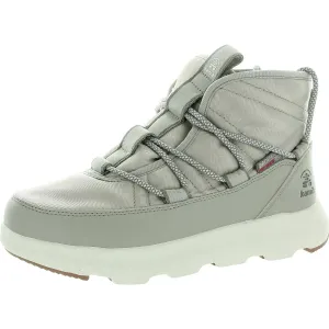 Lea Lo Womens Mixed Media Woven Winter & Snow Boots