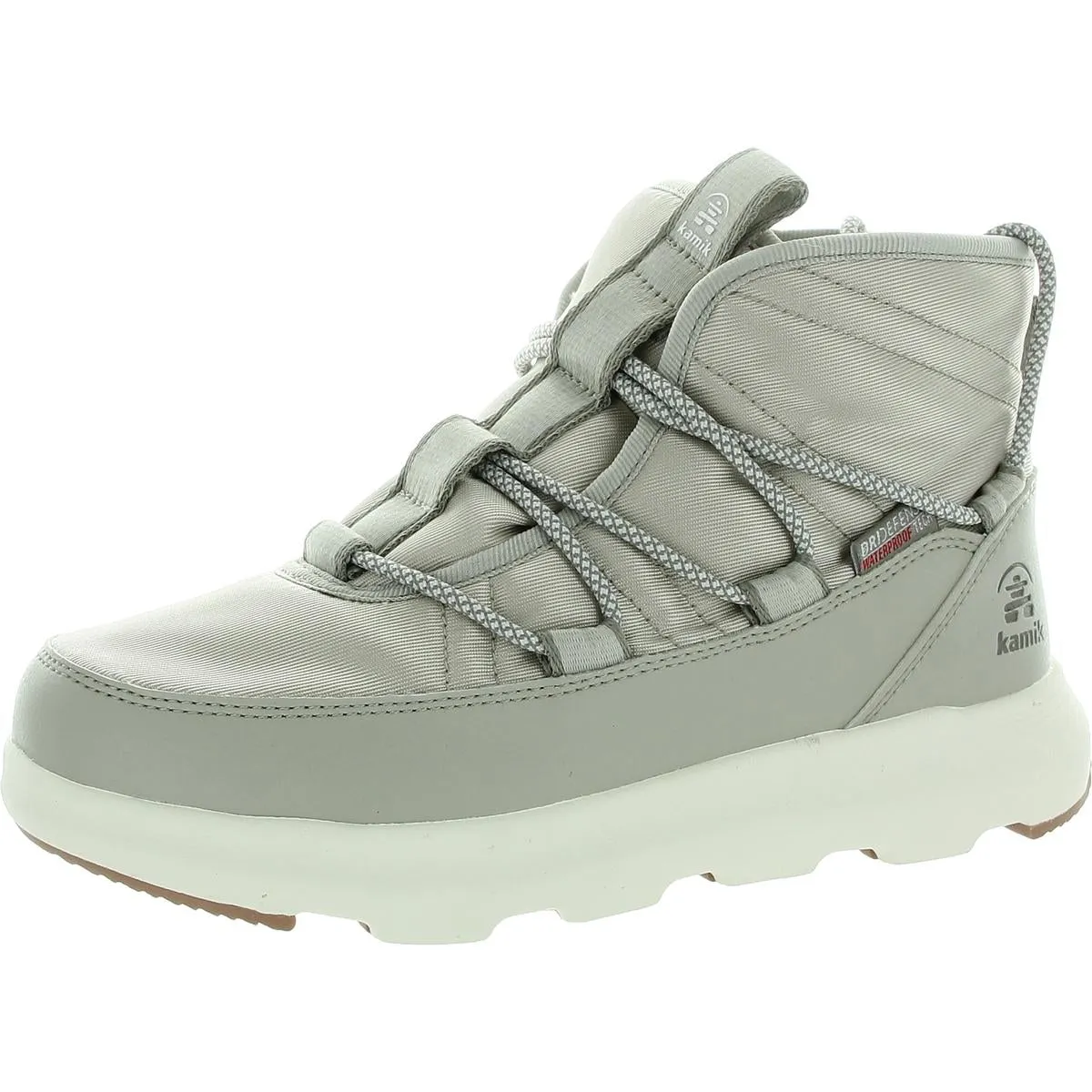 Lea Lo Womens Mixed Media Woven Winter & Snow Boots