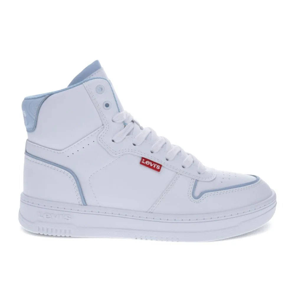 Levi's Womens Drive Hi Synthetic Leather Casual Hightop Sneaker Shoe
