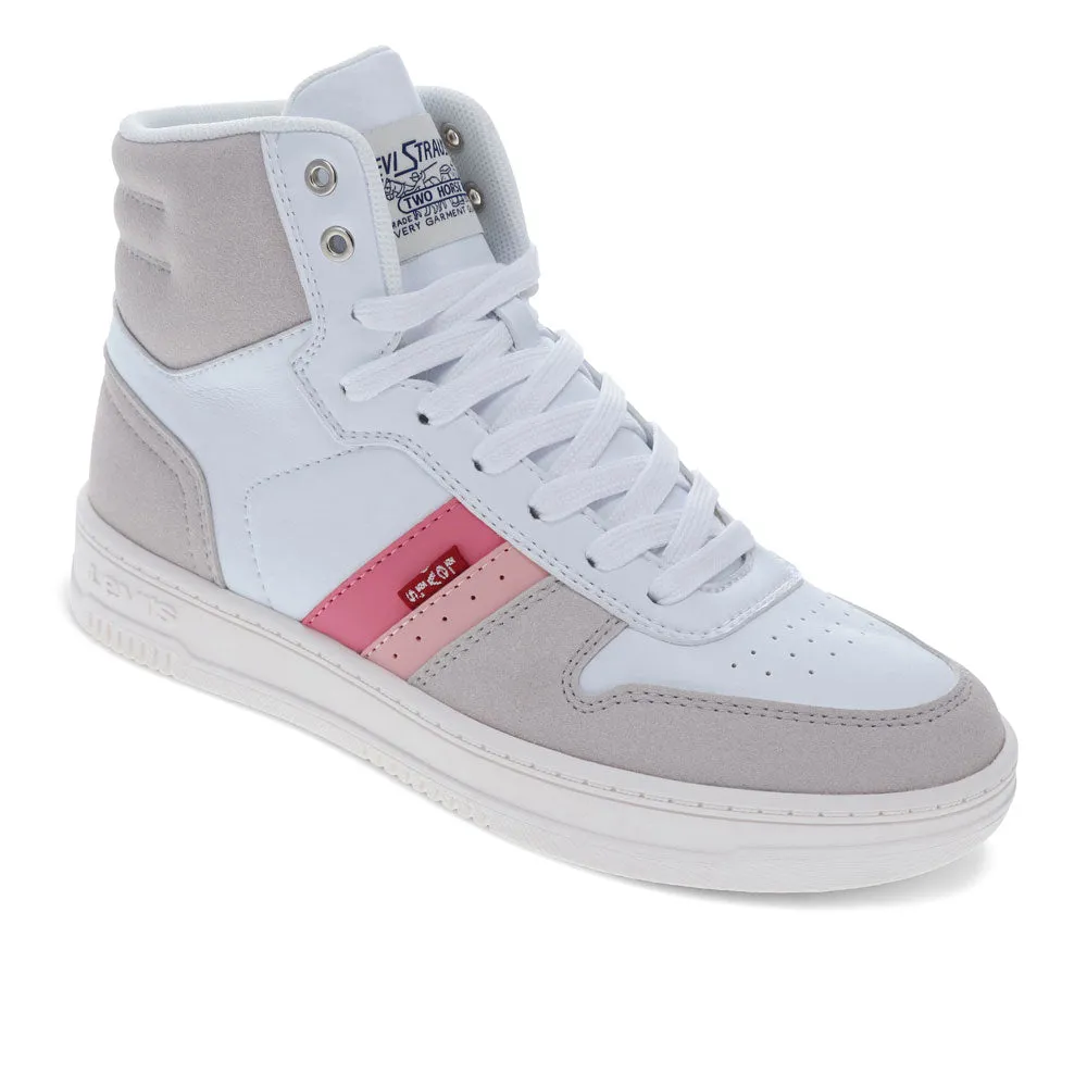 Levi's Womens Drive Hi Synthetic Leather Casual Hightop Sneaker Shoe