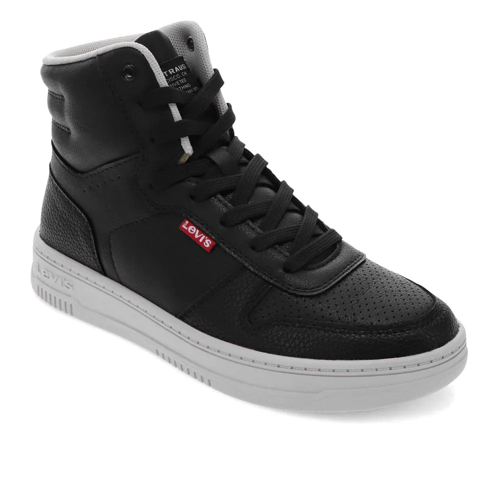 Levi's Womens Drive Hi Synthetic Leather Casual Hightop Sneaker Shoe