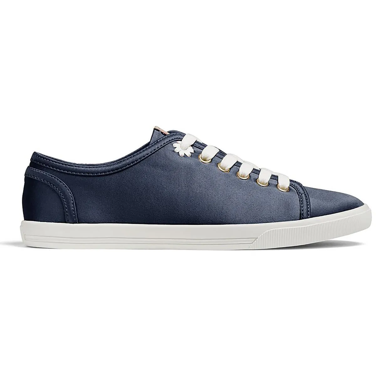 Lia Womens Satin Lace-Up Casual And Fashion Sneakers
