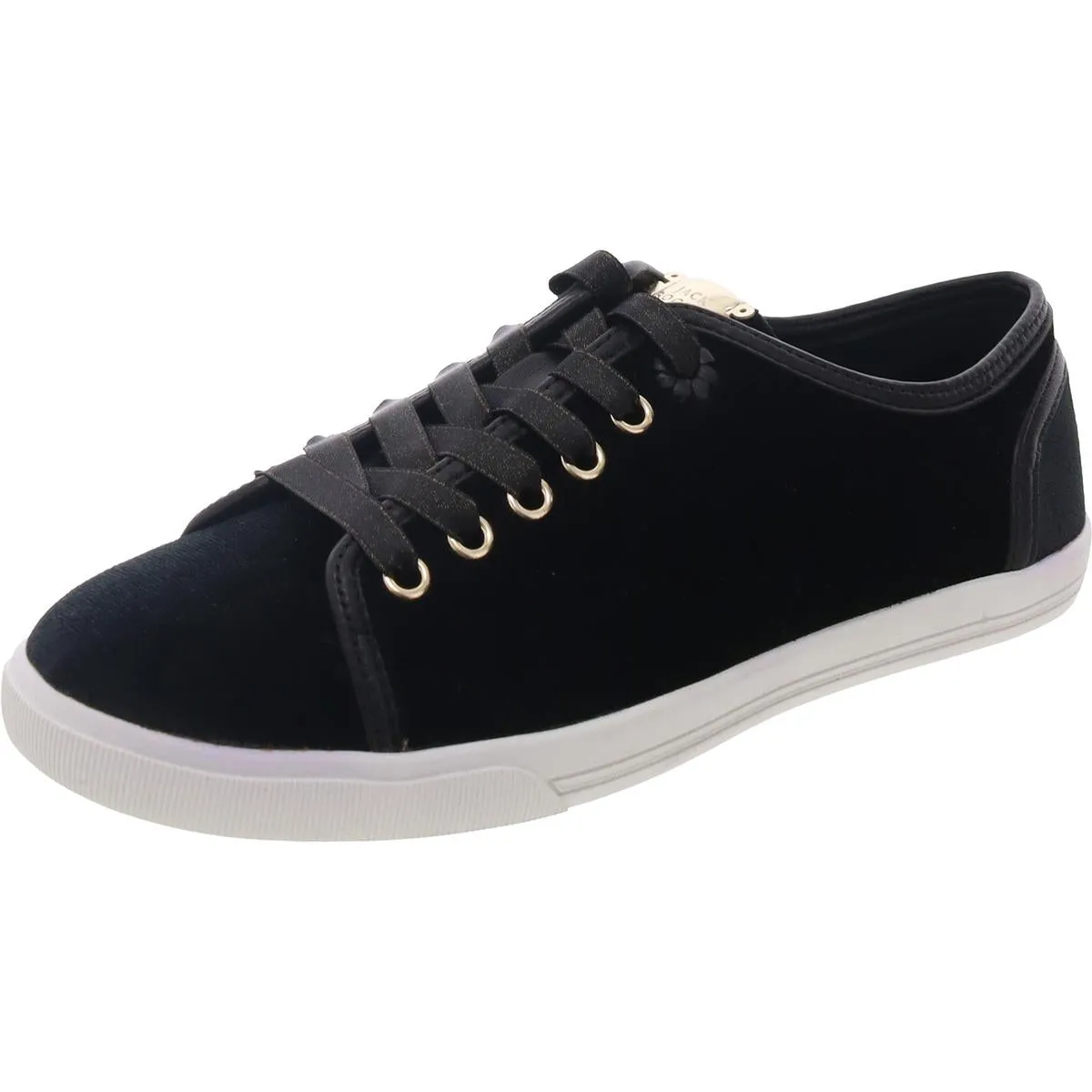 Lia Womens Satin Lace-Up Casual And Fashion Sneakers