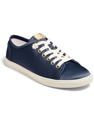 Lia Womens Satin Lace-Up Casual And Fashion Sneakers