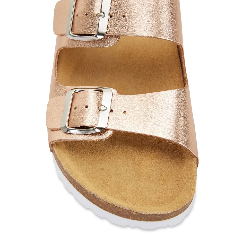 Libby Slide in Rose Gold Smooth