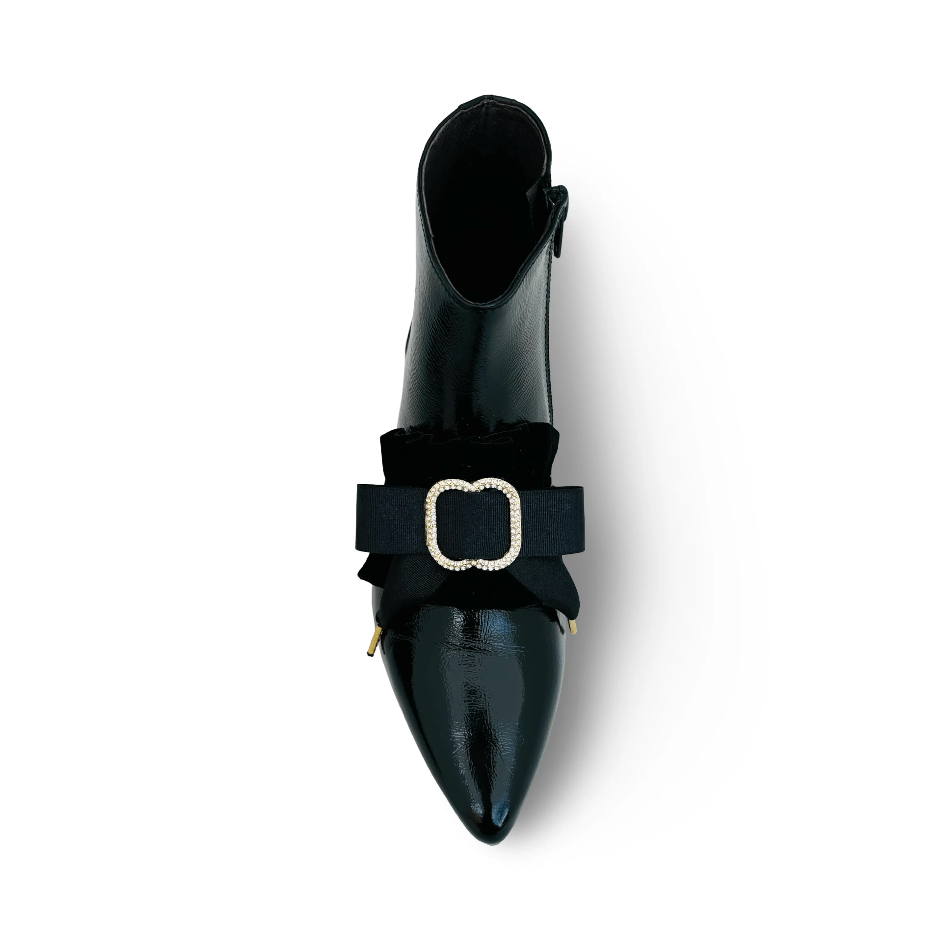 LIDIA Black Bootie With Bow