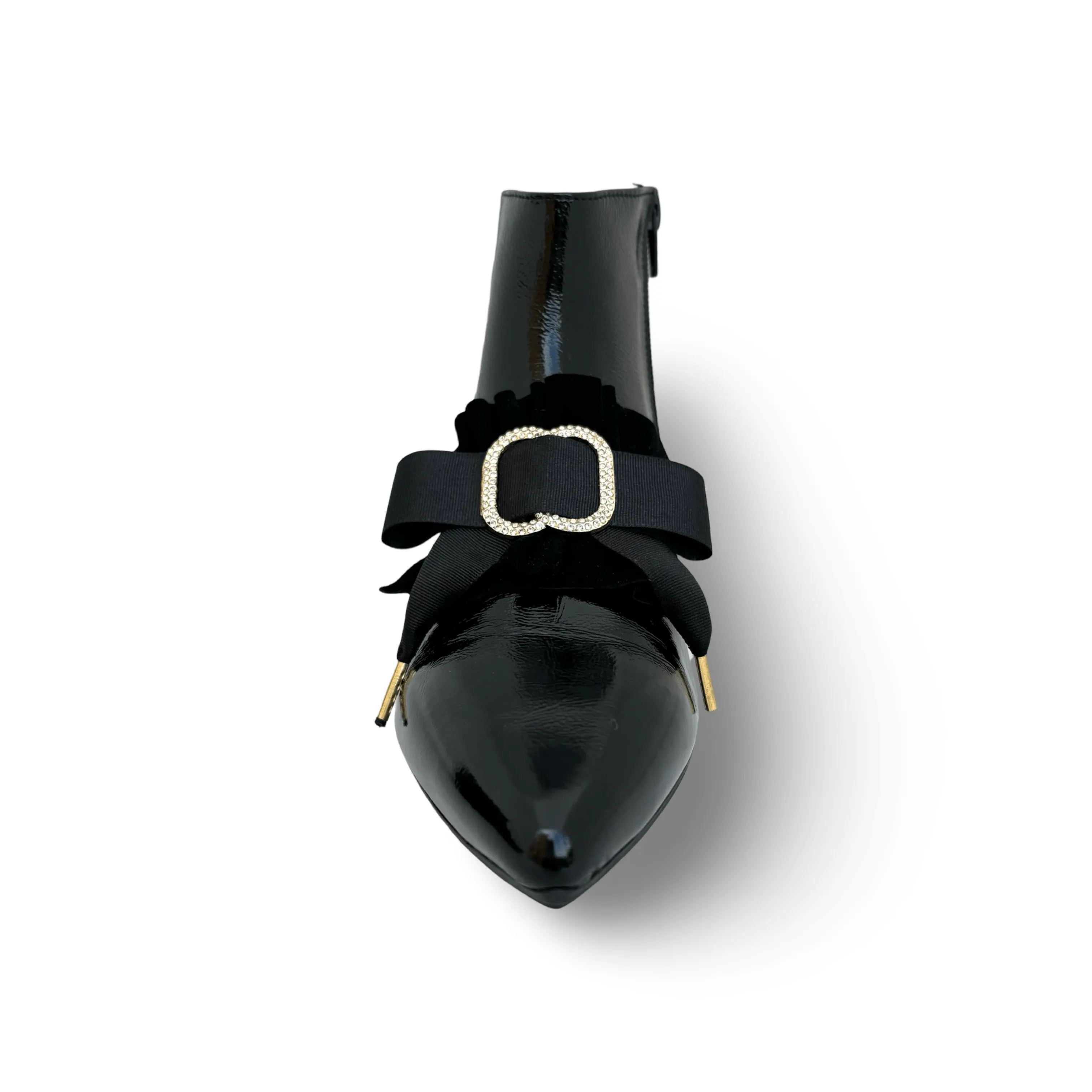 LIDIA Black Bootie With Bow