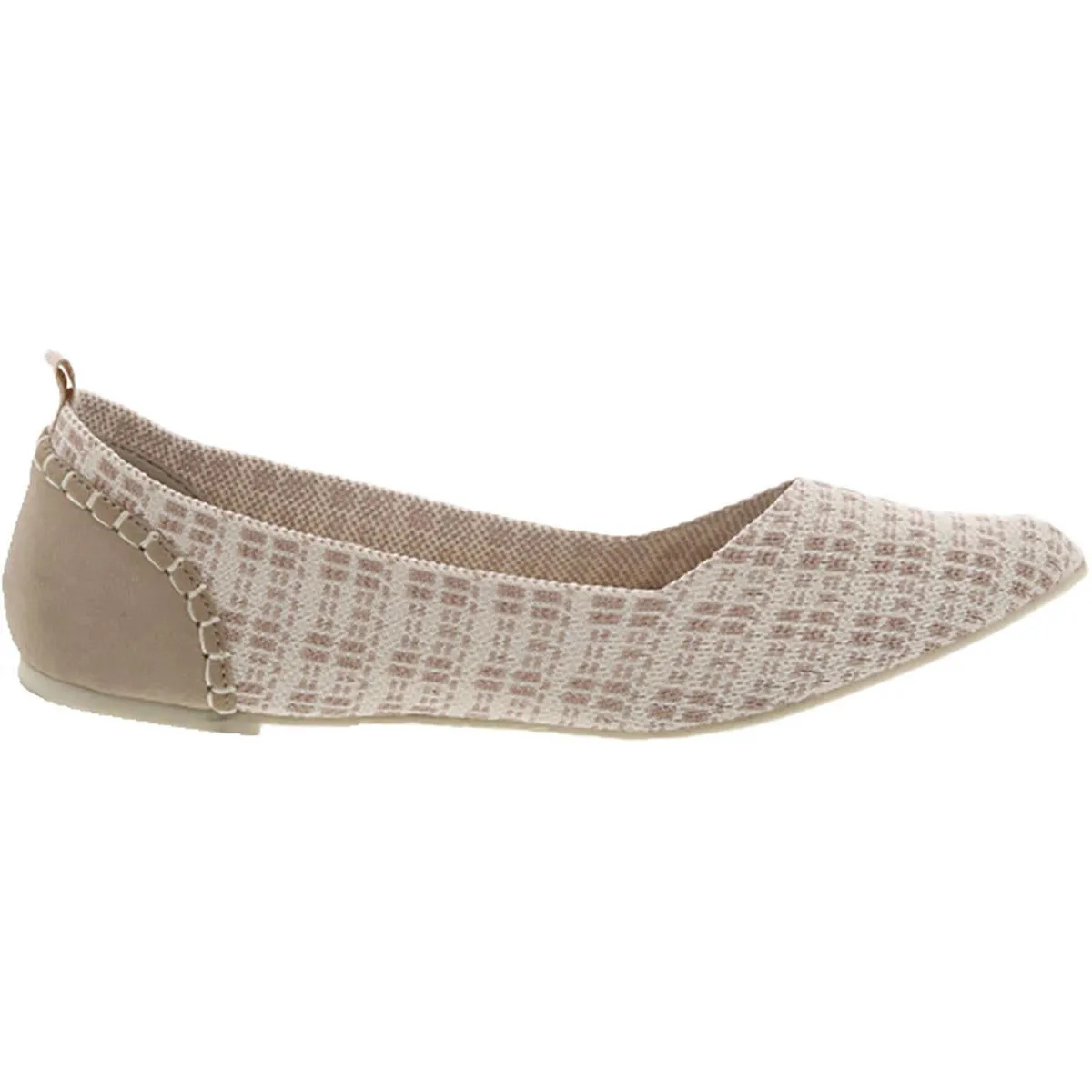 Lissy Womens Knit Pattern Ballet Flats
