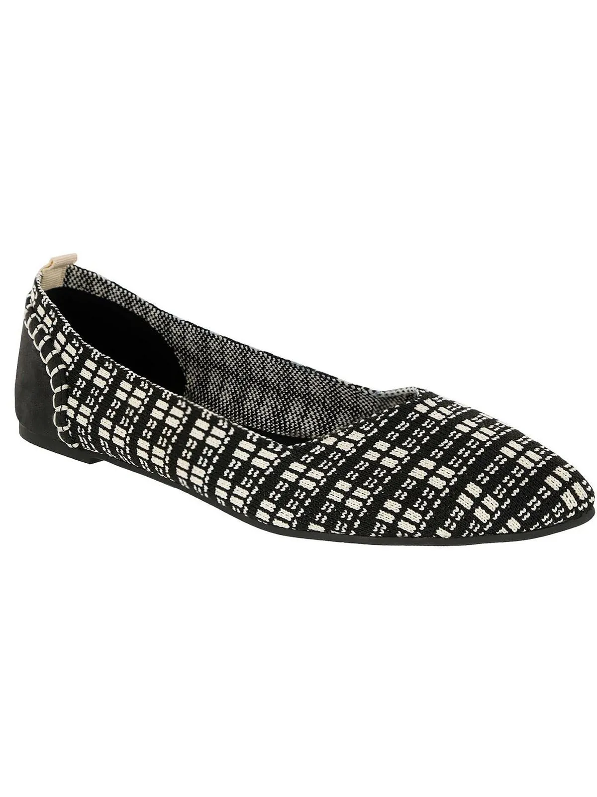 Lissy Womens Knit Pattern Ballet Flats