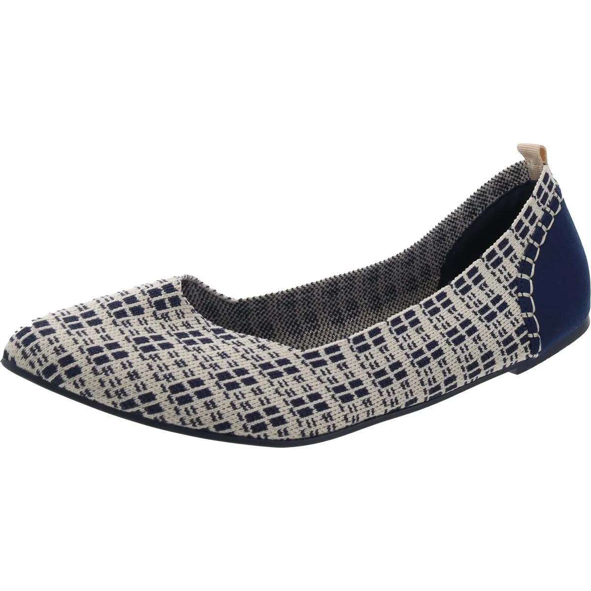 Lissy Womens Knit Pattern Ballet Flats