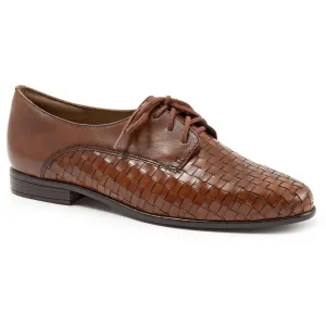 Lizzie Womens Leather Lace Up Oxfords