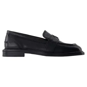 Loafers - Maison Kitsune - Leather - Black