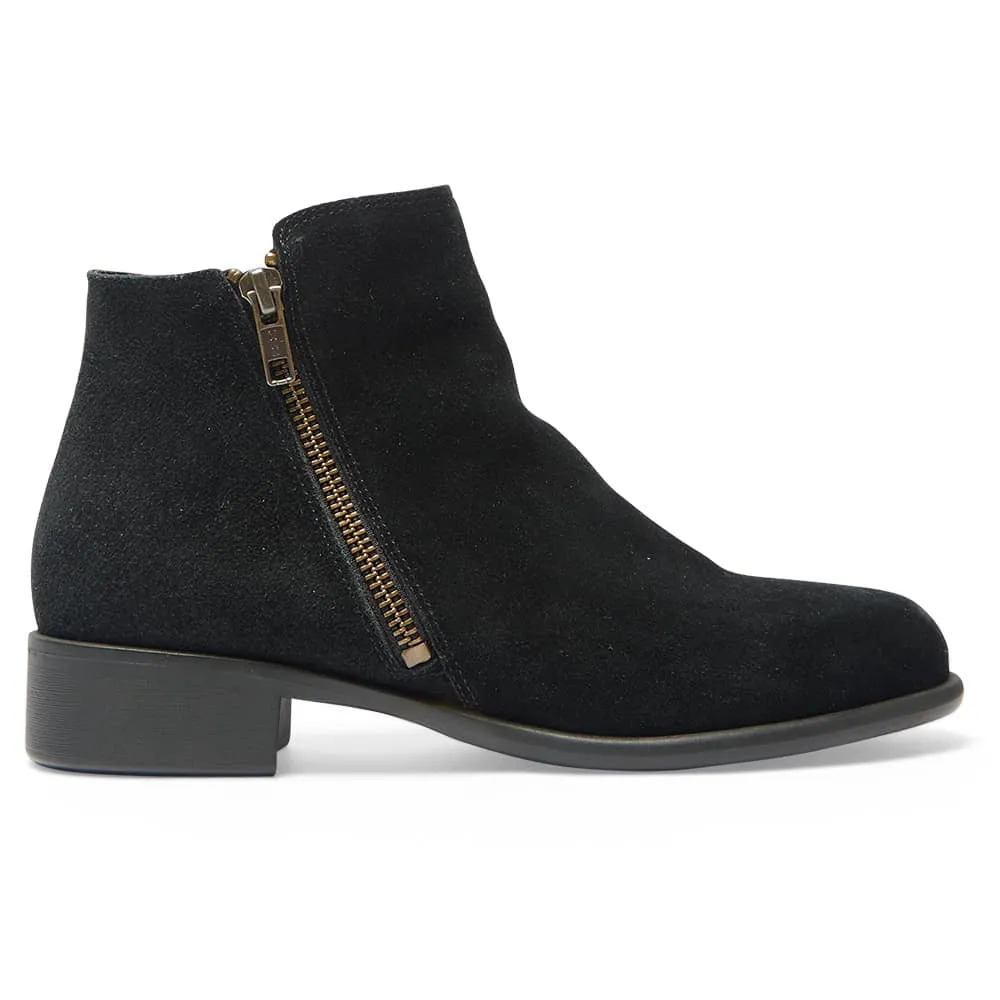 Lorenzo Boot in Black Suede