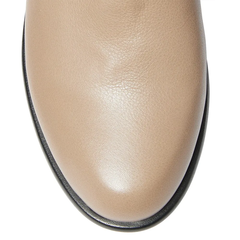 Lorenzo Boot in Taupe Leather