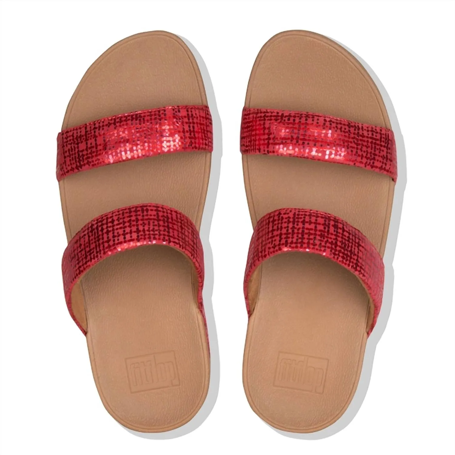 Lottie Chainprint Slide In Adrenaline Red