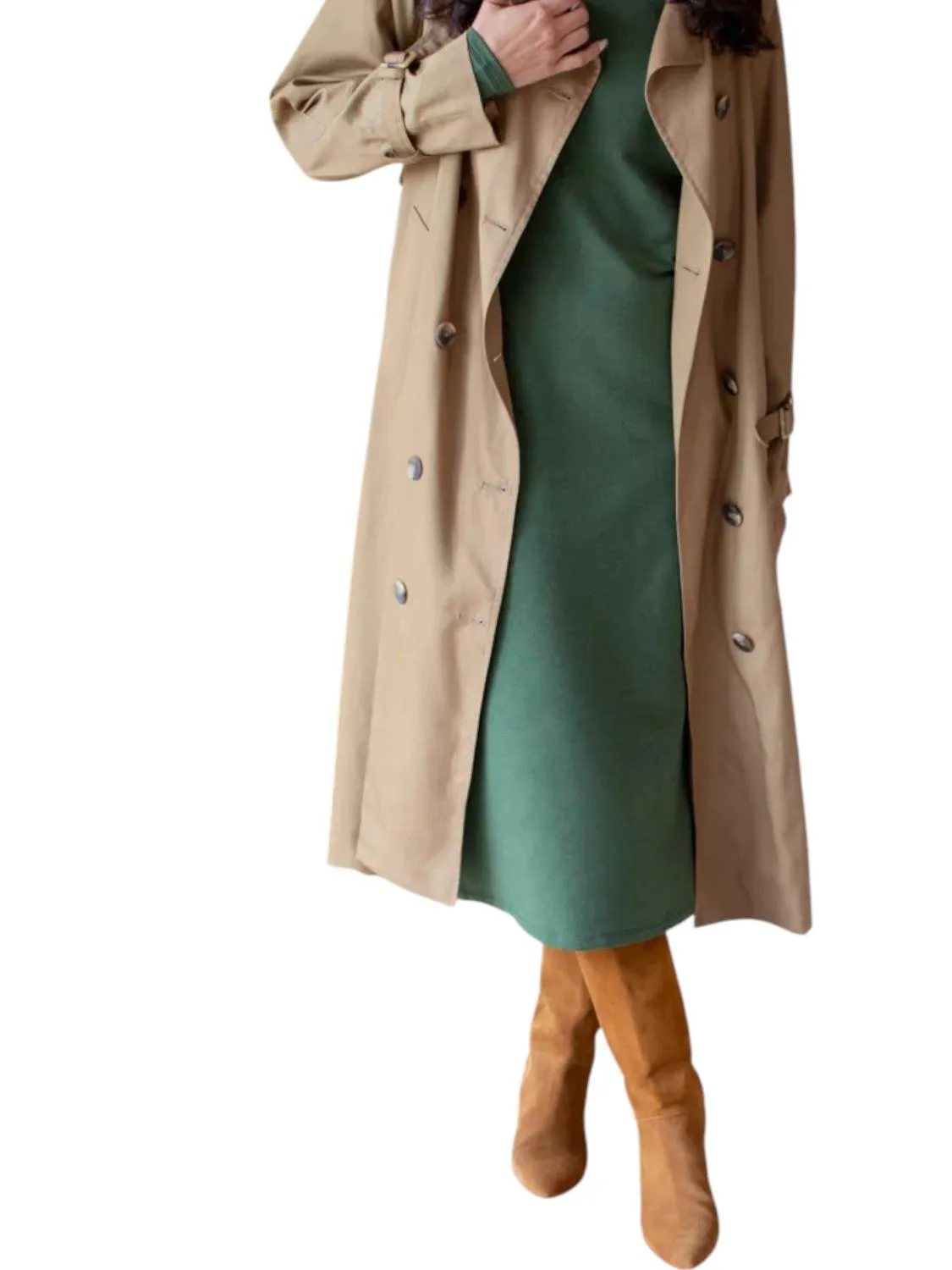 Lou Walking Boot In Dark Camel Suede