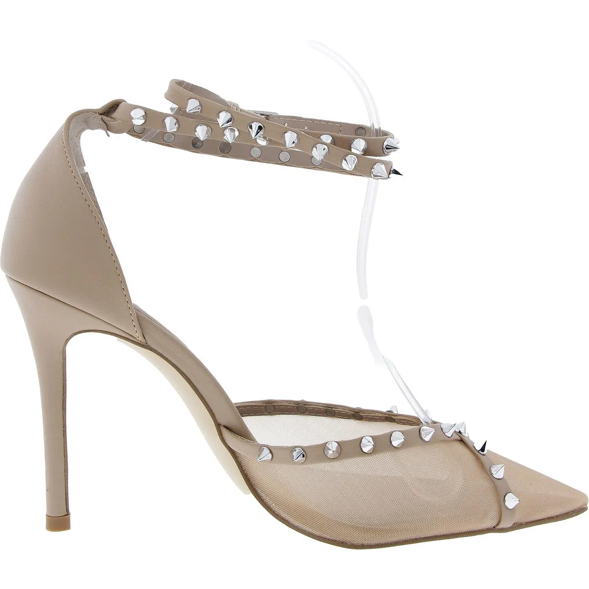Lupton Womens Studded Leather Pumps
