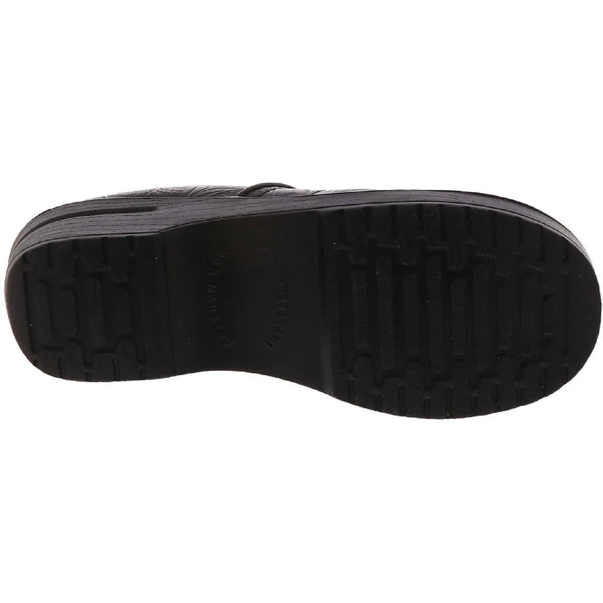 Lyndee Womens Patent Slip Resistant Clogs